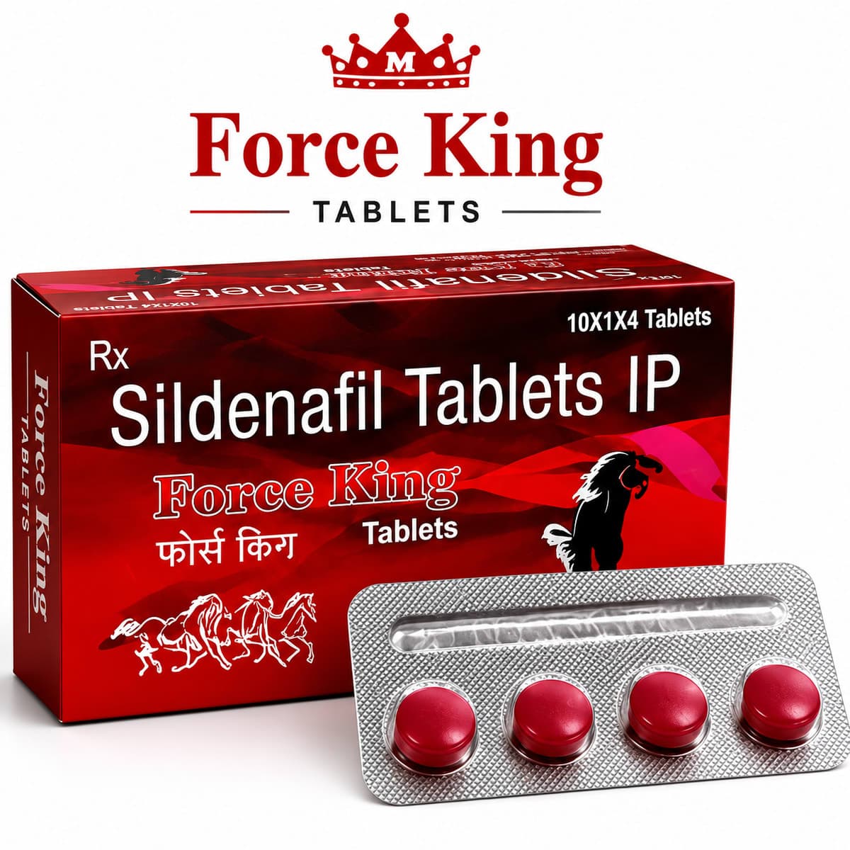 Force King Tablets (Sildenafil Tablets IP)