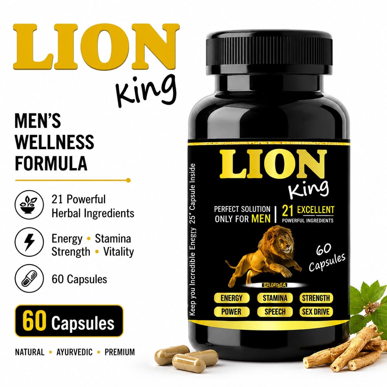 LION King Capsules (For Men)