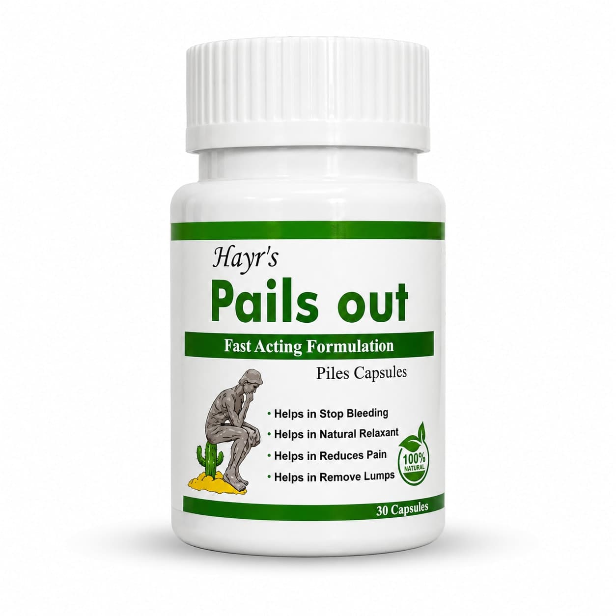Hayr's Pails Out Capsules
